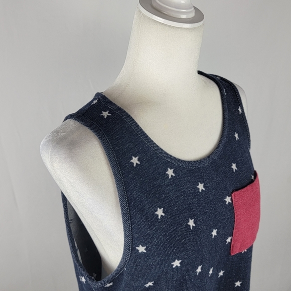 On The Byas blue tank white stars red pocket medium - Picture 2 of 6